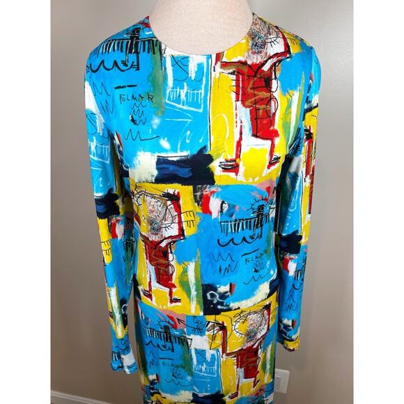 ALICE + OLIVIA Basquiat Delora Long Sleeve Bodycon Maxi Dress Size 14 - Picture 6 of 10